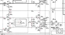 Wzmacniacz Pioneer A-337 - zwarcie styków, brak reakcji przekaźników, schemat?