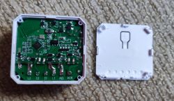Interior of SW02-02 Switch Image of the SW02-02 switch interior with visible PCB and components.