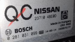 Schemat do Nissan X-trail 1.6 96 kW. z 2014 roku silnik R9M sterownik Bosch 0 281 031 099