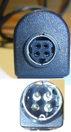 wtyk zasilacza 4 PIN (mini DIN ?)