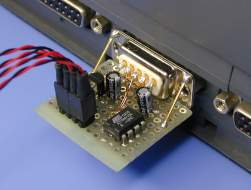 Zasilany z portu com czujnik temperatury