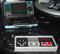 DS z kontrolerem NES. Opis połączenia kontrolera z konsolą.