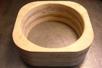 Golf II - dystanse w drzwi pod glośniki 130mm