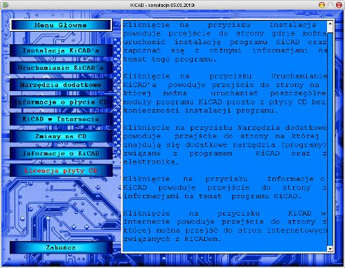 Płyta KiCAD kompilacja 05.05.2010r.