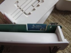 XR3 Module Inside Device Casing XR3 module with a micro USB port inside a device casing.