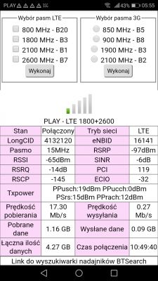 Jak namierzyć BTS Play eNBID 16899 i inne w okolicy?
