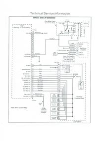 Schemat wiązki elektrycznej kokpitu do Mercedes W202 2.8 automat