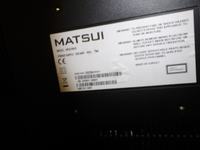Matsui M22LID618  ekran dziala .jednak nie wyswietla kanalow tylko sam dzwiek