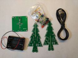 BTE-184 - migająca choinka - popularny kit z Aliexpress - Test / Opis BTE-184 - migająca choinka - popularny kit z Aliexpress - Test / Opis