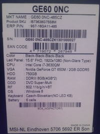 MSI GE60 MS-16GA - Brak obrazu, wentylator działa, możliwe przegrzanie CPU?