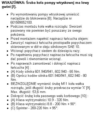 Mercedes Sprinter 208D: Full Diagram & Description For Timing Chain ...