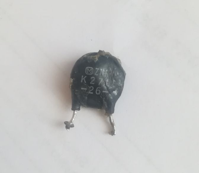 [Rozwiązano] Dioda i warystor ZNR K270 w module zapłonowym motocykla