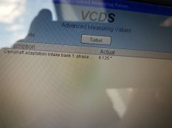 VW golf 6 CR CAYC 1.6 TDI - Kąt synchronizacji wałka rozrządu