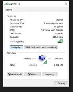 Archer T4E, niskie prędkości sieci oraz słaby speedtest.