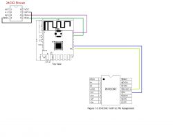 Connection diagram between 24C02, CBU, and RN8209C circuits.