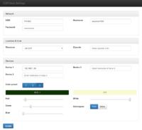 Zegar z możliwością kontroli oświetlenia zrealizowany na ESP8266