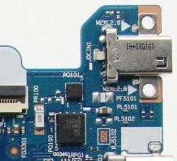 Zwarcie zasilacza w laptopie Lenovo v14-iil - uszkodzona ścieżka i dioda zabezpieczająca