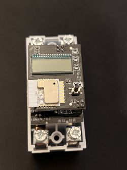 Open Interior of a Smart Energy Meter Top view of an open smart energy meter with visible circuit board.