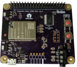 Obsidian ESP32 -płytka prototypowa z ESP32 w formacie Raspberry Pi (CrowdSupply)
