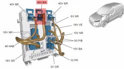Citroen Berlingo II B9 1.6 HDi 2010 – schemat podłączenia czujnika temperatury zewn.