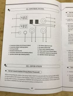 Practical test of the Yihua 852D+ soldering station (2-in-1, hot air 700 W and 60 W 900M flask solde