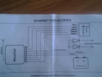 Schemat instalacji elektrycznej Renault Clio 1 1.2 1996r.