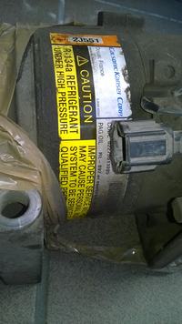 Demontaz sprzęgła sprężarki Nissan Almera Demontaz sprzęgła sprężarki Nissan Almera