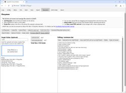 Screenshot of LittleFS file management interface in web browser