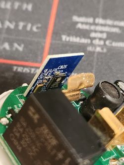 Electronic module on a circuit board labeled CB2S and LN882H.
