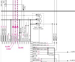 Fragment schematu cyfrowego RX-V367 z błędem w konfiguracji bootowania