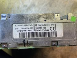 Radio Blaupunkt New Beetle Alpha BNO z numerem części i oznaczeniem VWZ1Z1Y6709943