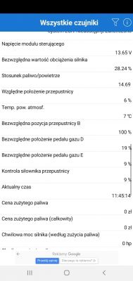 Opel Corsa D 1,4benz 2010 - Błędy P0102 i P0106, kontrolka auta z kluczykiem, spadek mocy