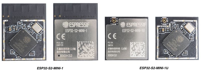 Espressif prezentuje moduły ESP32-S2-MINI