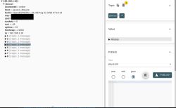 MQTT panel showing jacuzzi device with domain and zero-value channels