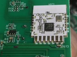 CBU module with BK7231N chip in SmartLED 8044 CBU module with BK7231N chip on the SmartLED 8044 switch PCB.