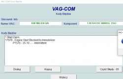 Octavia 1U2, 1.9 TDI 110 - Auto nie zapala - jaka diagnoza