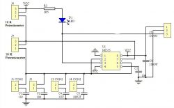 Description of the square wave generator based on the NE555 chip