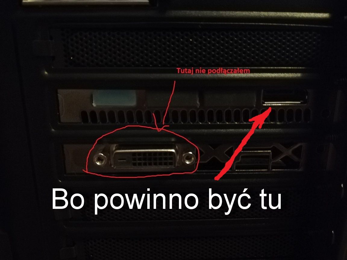 Monitor nie działa Nie działa także podłączając go do telewizora (HDMI)