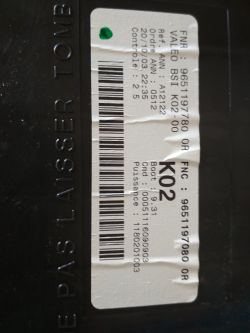 Peugeot 307 1.6 benz - does not start, windows, airflow, wipers, spray do not wo Peugeot 307 1.6 benz - does not start, windows, airflow, wipers, spray do not wo