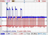 Jak zapisać dane do AD9850, by generować 1kHz z AVR?
