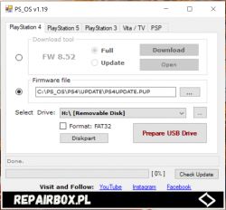 PsFirm - Pobieranie oprogramowania dla PS3, PS4, PS5 do instalacji systemu