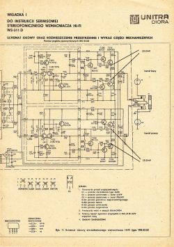 Unitra WS-311D - Zanik dźwięku w jednym kanale, za duże napięcia na T205 i T206