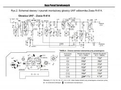 Jak przestroić radio Zosia R-614 na nowe pasmo UKF? Gdzie znaleźć schemat?