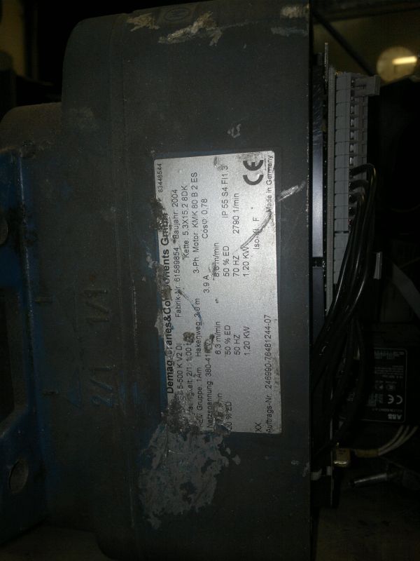 Demag DKES 5 DI - możliwa usterka, kaseta sterująca Demag DKES 5 DI - możliwa usterka, kaseta sterująca