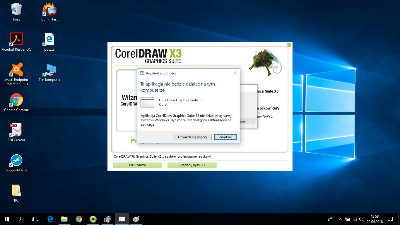corel draw 10 windows 10
