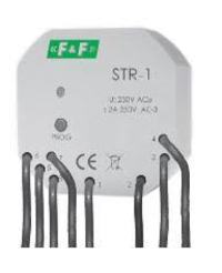 Wiring diagram for electric roller shutter up/down control via switch and microcontroller