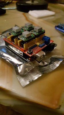 Mini frezarka/grawerka, Arduino+CNC shield, Estlcam V11