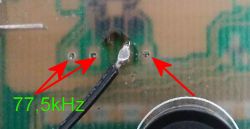 Zegarek z radiowym pobieraniem czasu - gdzie przylutować kabel anteny?