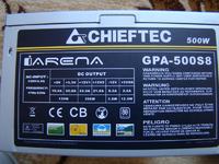Chieftec 500W GPA-500S8 - czy to oryginał czy podróbka? Wątpliwości co do jakości