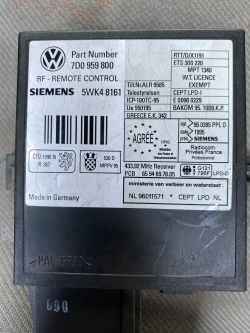 VW T4 - Synchronizacja pilota centralnego zamka, metody i sterownik, brak połączenia z OBD